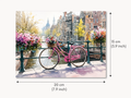Elena’s Bicycle by the Canal – A Quiet Morning in Amsterdam