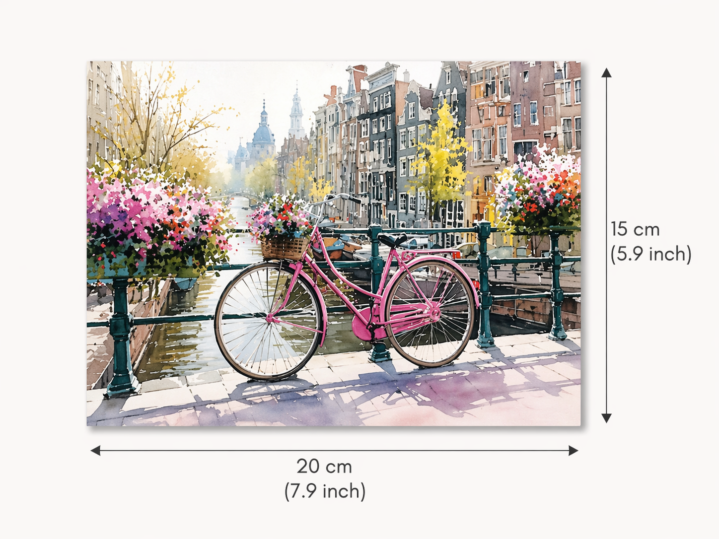Elena’s Bicycle by the Canal – A Quiet Morning in Amsterdam