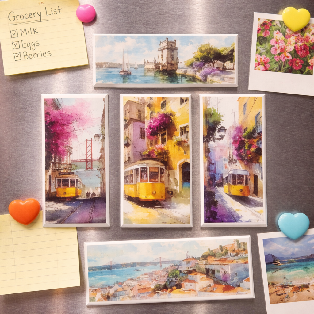 Elena’s Vintage Tram Dream Magnets