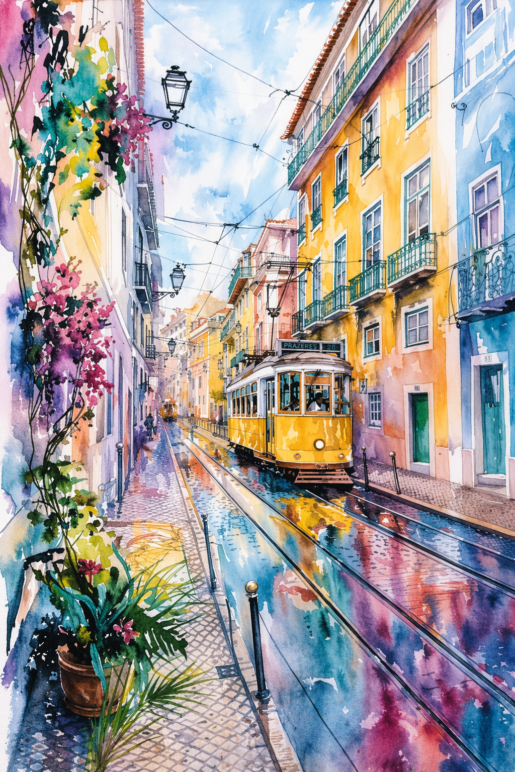 Elena’s Tram Through the Colors of Lisbon