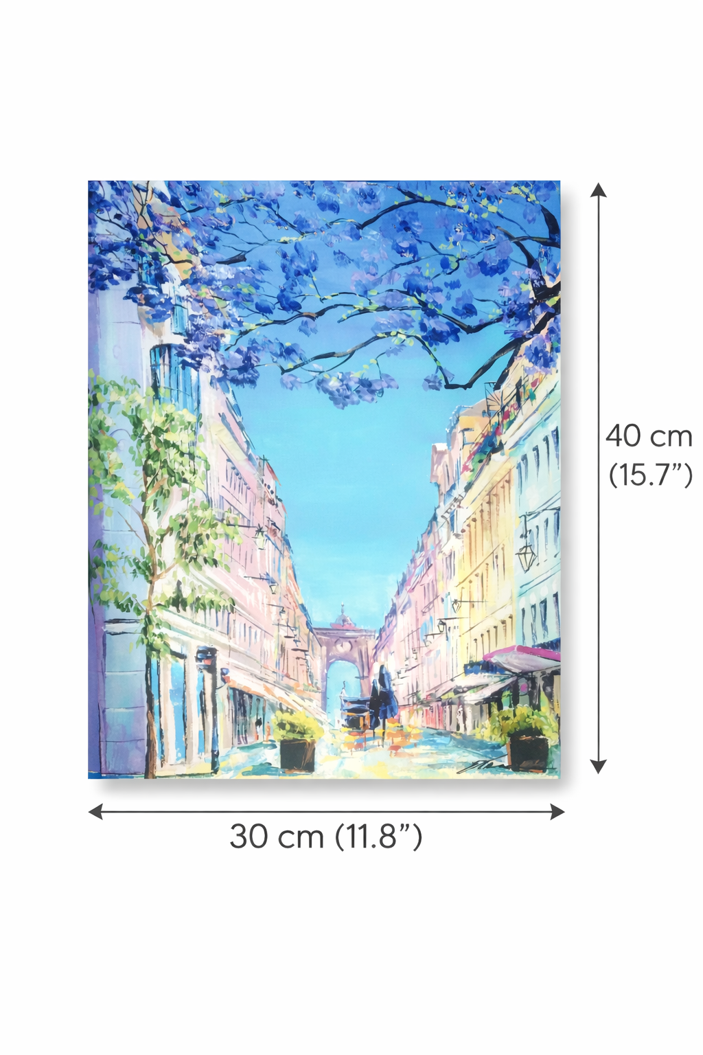 Elena’s Spring in Lisbon – A Dream Beneath the Jacaranda Sky