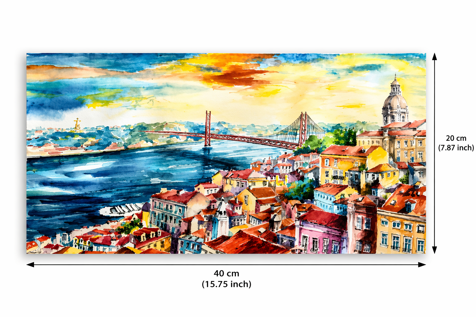 Elena’s Sunset Over Lisbon